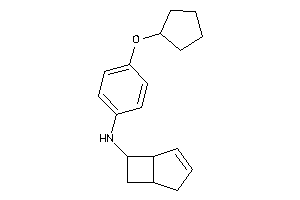 Image of 6-bicyclo[3.2.0]hept-3-enyl-[4-(cyclopentoxy)phenyl]amine