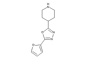 2-(2-furyl)-5-(4-piperidyl)-1,3,4-oxadiazole