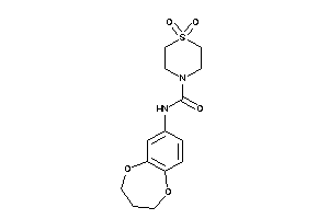 N-(3,4-dihydro-2H-1,5-benzodioxepin-7-yl)-1,1-diketo-1,4-thiazinane-4-carboxamide