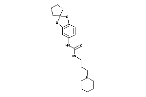 1-(3-piperidinopropyl)-3-spiro[1,3-benzodioxole-2,1'-cyclopentane]-5-yl-urea