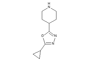 2-cyclopropyl-5-(4-piperidyl)-1,3,4-oxadiazole