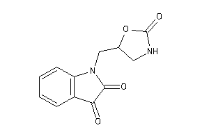 Image of 1-[(2-ketooxazolidin-5-yl)methyl]isatin