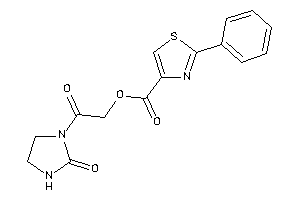 Image of 2-phenylthiazole-4-carboxylic Acid [2-keto-2-(2-ketoimidazolidin-1-yl)ethyl] Ester
