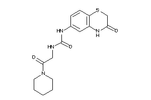 1-(3-keto-4H-1,4-benzothiazin-6-yl)-3-(2-keto-2-piperidino-ethyl)urea