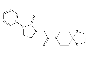 1-[2-(1,4-dioxa-8-azaspiro[4.5]decan-8-yl)-2-keto-ethyl]-3-phenyl-2-imidazolidinone