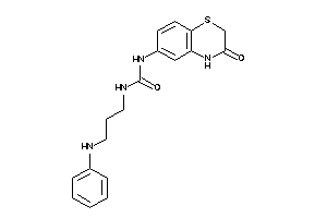 1-(3-anilinopropyl)-3-(3-keto-4H-1,4-benzothiazin-6-yl)urea