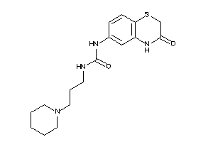 1-(3-keto-4H-1,4-benzothiazin-6-yl)-3-(3-piperidinopropyl)urea