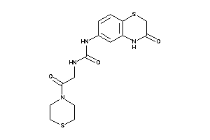 1-(3-keto-4H-1,4-benzothiazin-6-yl)-3-(2-keto-2-thiomorpholino-ethyl)urea