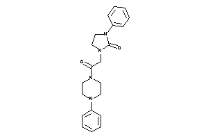 1-[2-keto-2-(4-phenylpiperazino)ethyl]-3-phenyl-2-imidazolidinone