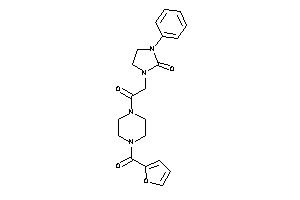 1-[2-[4-(2-furoyl)piperazino]-2-keto-ethyl]-3-phenyl-2-imidazolidinone