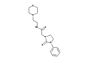 2-(2-keto-3-phenyl-imidazolidin-1-yl)-N-(2-morpholinoethyl)acetamide