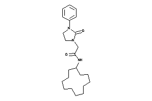 N-cyclododecyl-2-(2-keto-3-phenyl-imidazolidin-1-yl)acetamide