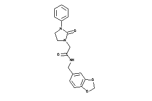 2-(2-keto-3-phenyl-imidazolidin-1-yl)-N-piperonyl-acetamide