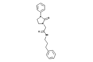 2-(2-keto-3-phenyl-imidazolidin-1-yl)-N-(3-phenylpropyl)acetamide