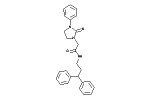 N-(3,3-diphenylpropyl)-2-(2-keto-3-phenyl-imidazolidin-1-yl)acetamide