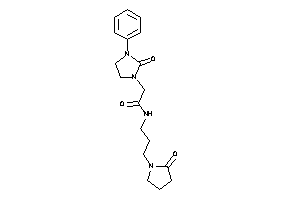 2-(2-keto-3-phenyl-imidazolidin-1-yl)-N-[3-(2-ketopyrrolidino)propyl]acetamide