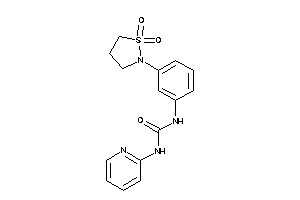 1-[3-(1,1-diketo-1,2-thiazolidin-2-yl)phenyl]-3-(2-pyridyl)urea