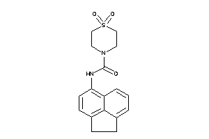 N-acenaphthen-5-yl-1,1-diketo-1,4-thiazinane-4-carboxamide