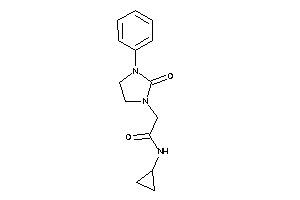 N-cyclopropyl-2-(2-keto-3-phenyl-imidazolidin-1-yl)acetamide