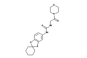 1-(2-keto-2-morpholino-ethyl)-3-spiro[1,3-benzodioxole-2,1'-cyclohexane]-5-yl-urea