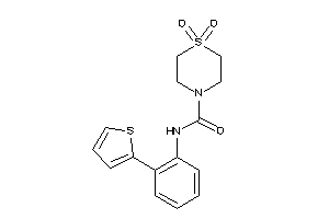 1,1-diketo-N-[2-(2-thienyl)phenyl]-1,4-thiazinane-4-carboxamide