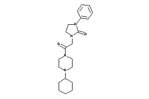 1-[2-(4-cyclohexylpiperazino)-2-keto-ethyl]-3-phenyl-2-imidazolidinone