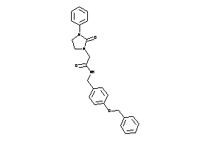 N-(4-benzoxybenzyl)-2-(2-keto-3-phenyl-imidazolidin-1-yl)acetamide