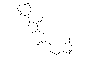 1-[2-keto-2-(3,4,6,7-tetrahydroimidazo[4,5-c]pyridin-5-yl)ethyl]-3-phenyl-2-imidazolidinone