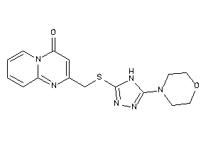 2-[[(5-morpholino-4H-1,2,4-triazol-3-yl)thio]methyl]pyrido[1,2-a]pyrimidin-4-one