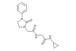 N-cyclopropyl-2-[[2-(2-keto-3-phenyl-imidazolidin-1-yl)acetyl]amino]acetamide