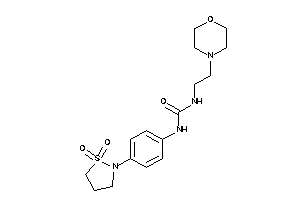 Image of 1-[4-(1,1-diketo-1,2-thiazolidin-2-yl)phenyl]-3-(2-morpholinoethyl)urea