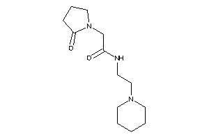 2-(2-ketopyrrolidino)-N-(2-piperidinoethyl)acetamide