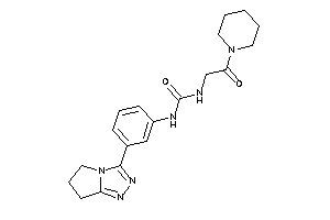 1-[3-(6,7-dihydro-5H-pyrrolo[2,1-c][1,2,4]triazol-3-yl)phenyl]-3-(2-keto-2-piperidino-ethyl)urea