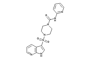 N-(2-pyridyl)-4-(1H-pyrrolo[2,3-b]pyridin-3-ylsulfonyl)piperazine-1-carboxamide