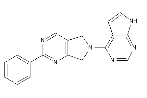 4-(2-phenyl-5,7-dihydropyrrolo[3,4-d]pyrimidin-6-yl)-7H-pyrrolo[2,3-d]pyrimidine