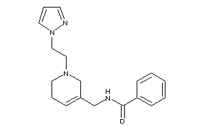 N-[[1-(2-pyrazol-1-ylethyl)-3,6-dihydro-2H-pyridin-5-yl]methyl]benzamide