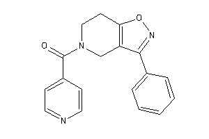(3-phenyl-6,7-dihydro-4H-isoxazolo[4,5-c]pyridin-5-yl)-(4-pyridyl)methanone