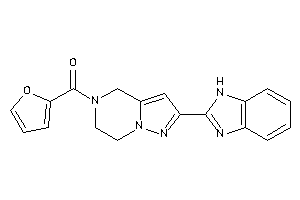 [2-(1H-benzimidazol-2-yl)-6,7-dihydro-4H-pyrazolo[1,5-a]pyrazin-5-yl]-(2-furyl)methanone