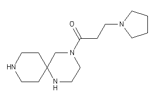 3-pyrrolidino-1-(1,4,9-triazaspiro[5.5]undecan-4-yl)propan-1-one