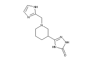 3-[1-(1H-imidazol-2-ylmethyl)-3-piperidyl]-1,4-dihydro-1,2,4-triazol-5-one