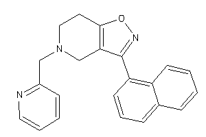 3-(1-naphthyl)-5-(2-pyridylmethyl)-6,7-dihydro-4H-isoxazolo[4,5-c]pyridine
