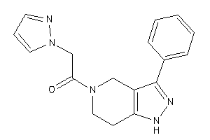 Image of 1-(3-phenyl-1,4,6,7-tetrahydropyrazolo[4,3-c]pyridin-5-yl)-2-pyrazol-1-yl-ethanone