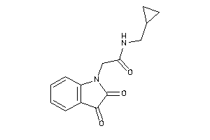 N-(cyclopropylmethyl)-2-(2,3-diketoindolin-1-yl)acetamide