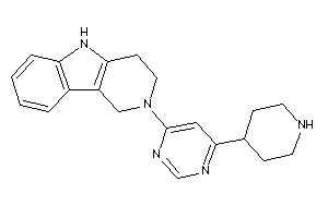 2-[6-(4-piperidyl)pyrimidin-4-yl]-1,3,4,5-tetrahydropyrido[4,3-b]indole