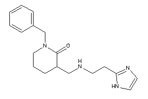 1-benzyl-3-[[2-(1H-imidazol-2-yl)ethylamino]methyl]-2-piperidone