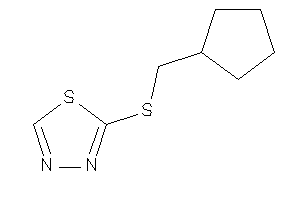 2-(cyclopentylmethylthio)-1,3,4-thiadiazole