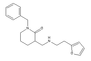 1-benzyl-3-[[2-(2-furyl)ethylamino]methyl]-2-piperidone