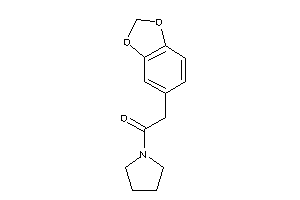 2-(1,3-benzodioxol-5-yl)-1-pyrrolidino-ethanone