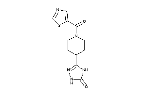 3-[1-(thiazole-5-carbonyl)-4-piperidyl]-1,4-dihydro-1,2,4-triazol-5-one