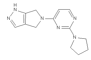 5-(2-pyrrolidinopyrimidin-4-yl)-4,6-dihydro-1H-pyrrolo[3,4-c]pyrazole